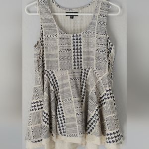 RD+Koko Patterned Cotton Top